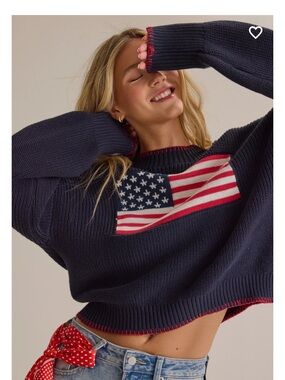 Altar’d State USA Flag Sweater